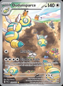 Dudunsparce 229/193 Illustration Rare – Paldea Evolved Pokémon card