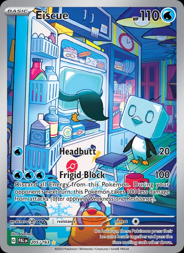 Eiscue 205/193 Paldea Evolved Pokémon card
