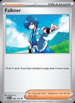 Falkner 180/193 Uncommon – Paldea Evolved Pokémon card