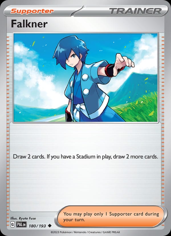 Falkner 180/193 Paldea Evolved Pokémon card