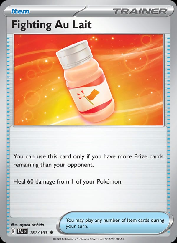 Fighting Au Lait 181/193 Paldea Evolved Pokémon card