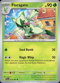 Floragato 014/193 Uncommon – Paldea Evolved Pokémon card