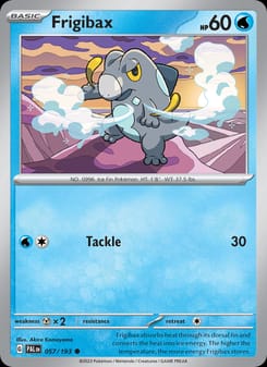 Frigibax 057/193 Common – Paldea Evolved Pokémon card