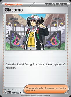 Giacomo 182/193 Uncommon – Paldea Evolved Pokémon card