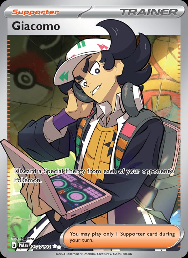 Giacomo 252/193 Paldea Evolved Pokémon card