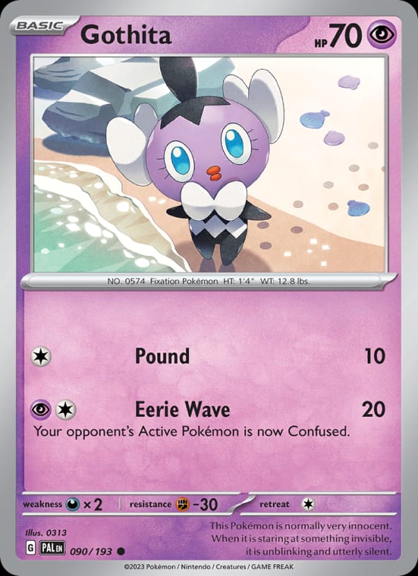 Gothita 090/193 Paldea Evolved Pokémon card