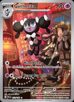 Gothorita 213/193 Illustration Rare – Paldea Evolved Pokémon card