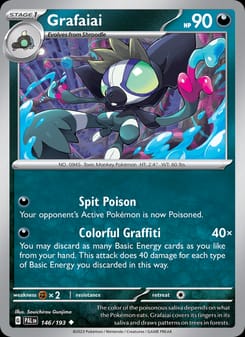 Grafaiai 146/193 Uncommon – Paldea Evolved Pokémon card
