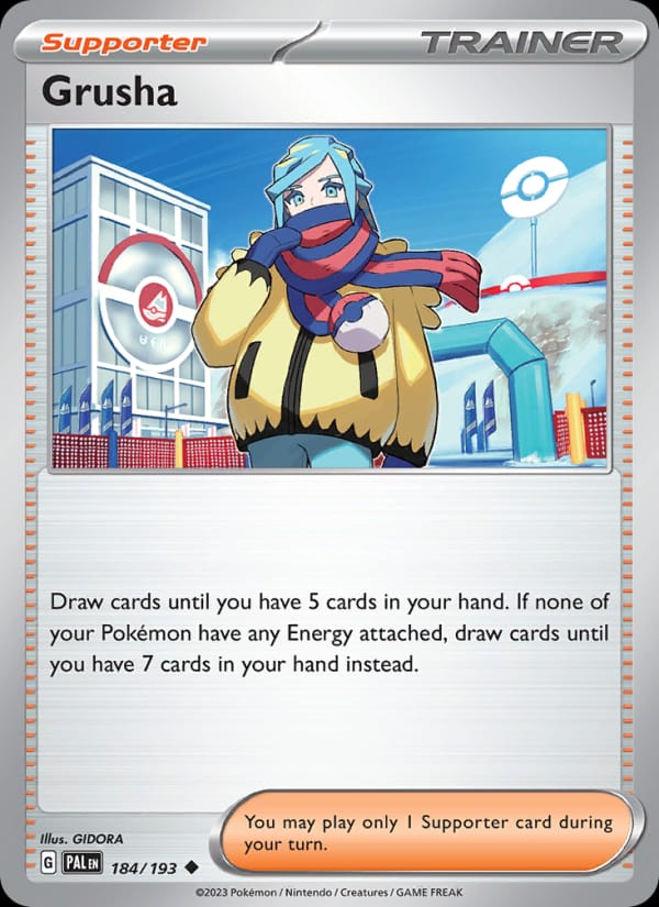 Grusha 184/193 Paldea Evolved Pokémon card