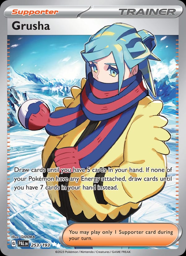 Grusha 253/193 Paldea Evolved Pokémon card