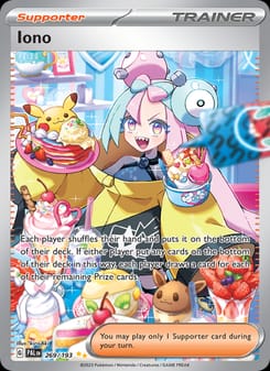 Iono 269/193 Special Illustration Rare – Paldea Evolved Pokémon card