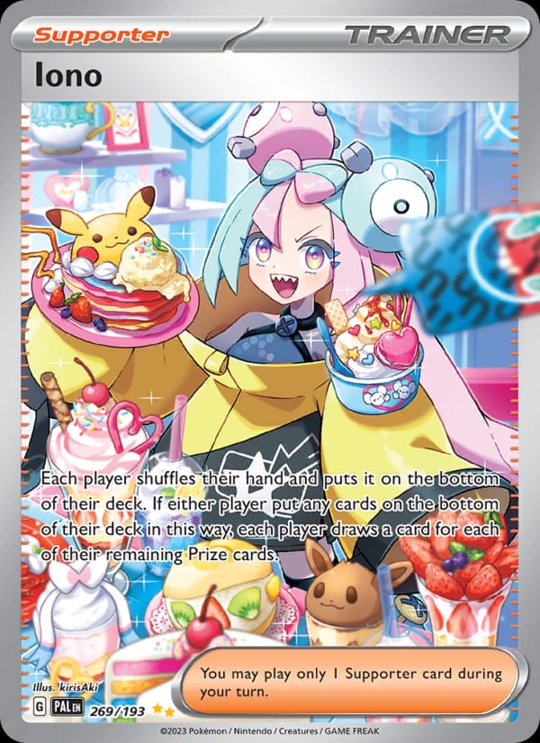 Iono 269/193 Paldea Evolved Pokémon card