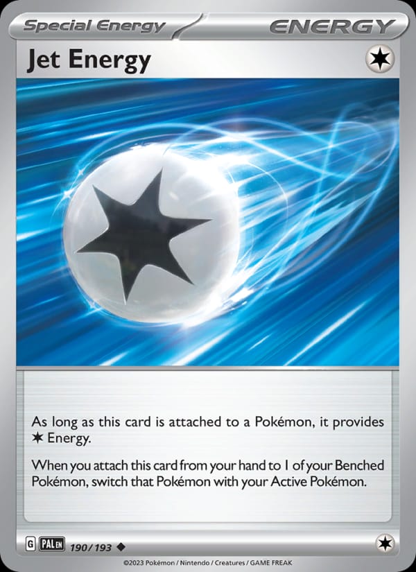 Jet Energy 190/193 Paldea Evolved Pokémon card