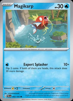 Magikarp 042/193 Common – Paldea Evolved Pokémon card