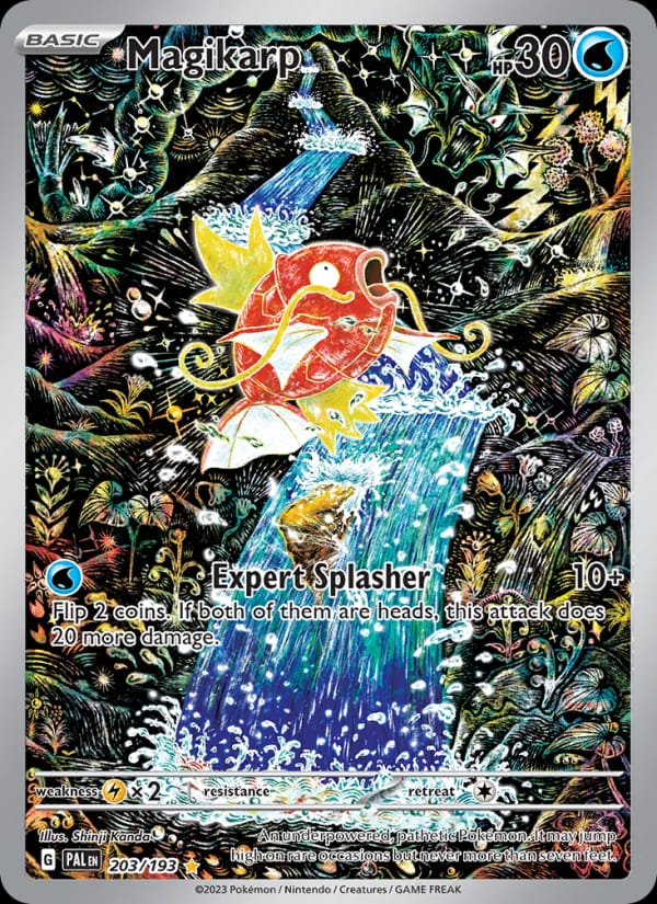 Magikarp 203/193 Paldea Evolved Pokémon card