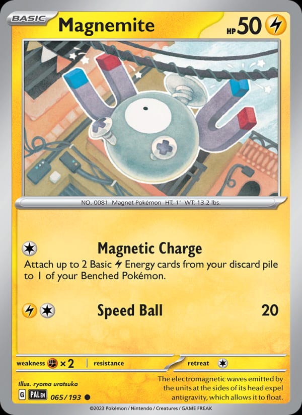 Magnemite 065/193 Paldea Evolved Pokémon card