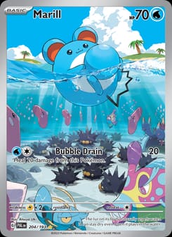 Marill 204/193 Illustration Rare – Paldea Evolved Pokémon card
