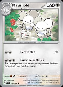 Maushold 168/193 Uncommon – Paldea Evolved Pokémon card