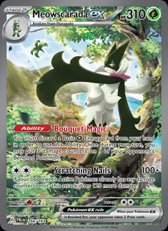 Meowscarada ex 256/193 Special Illustration Rare – Paldea Evolved Pokémon card