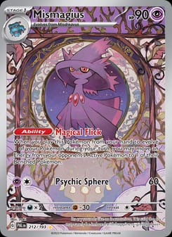 Mismagius 212/193 Illustration Rare – Paldea Evolved Pokémon card