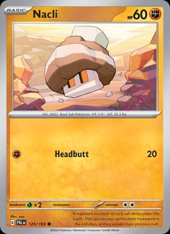 Nacli 120/193 Common – Paldea Evolved Pokémon card