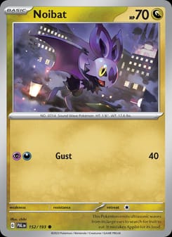 Noibat 152/193 Common – Paldea Evolved Pokémon card