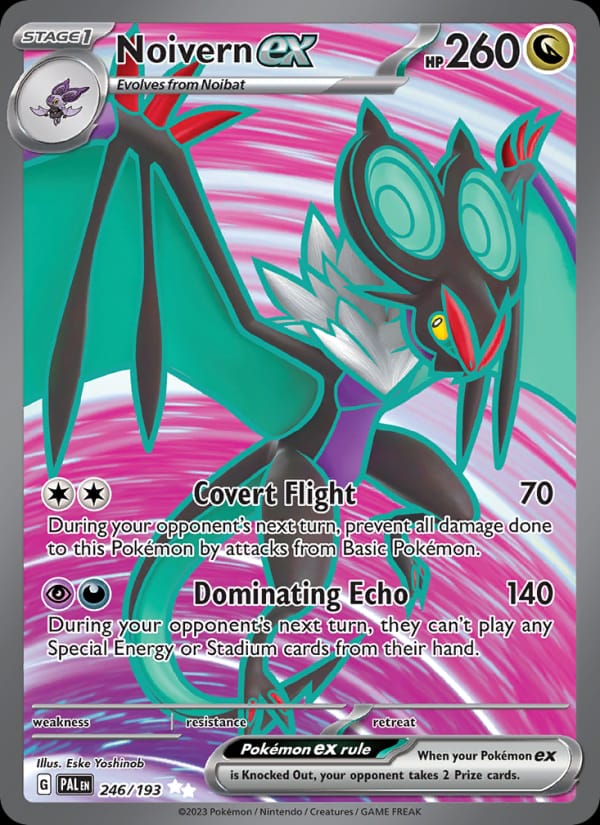 Noivern ex 246/193 Paldea Evolved Pokémon card