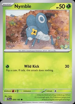 Nymble 020/193 Common – Paldea Evolved Pokémon card