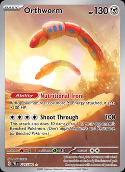 Orthworm 224/193 Illustration Rare – Paldea Evolved Pokémon card