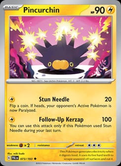 Pincurchin 073/193 Uncommon – Paldea Evolved Pokémon card