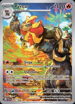 Pyroar 200/193 Illustration Rare – Paldea Evolved Pokémon card