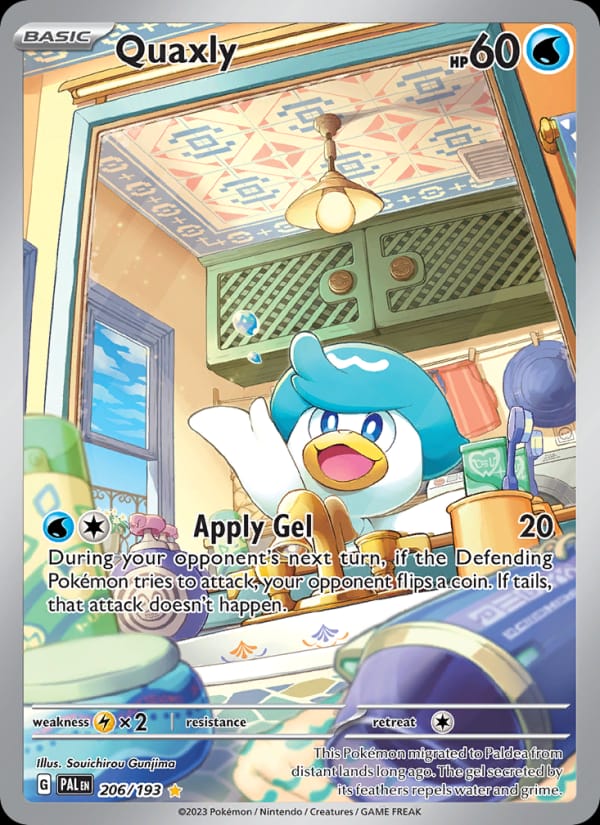 Quaxly 206/193 Paldea Evolved Pokémon card