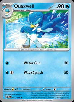 Quaxwell 051/193 Uncommon – Paldea Evolved Pokémon card