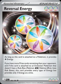 Reversal Energy 192/193 Uncommon – Paldea Evolved Pokémon card