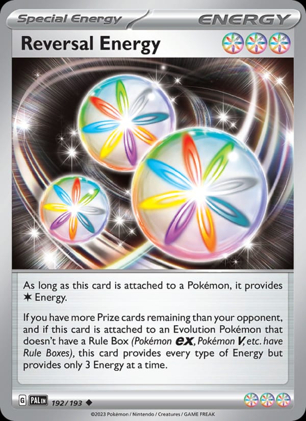 Reversal Energy 192/193 Paldea Evolved Pokémon card