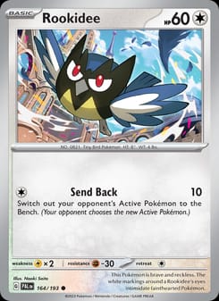 Rookidee 164/193 Common – Paldea Evolved Pokémon card