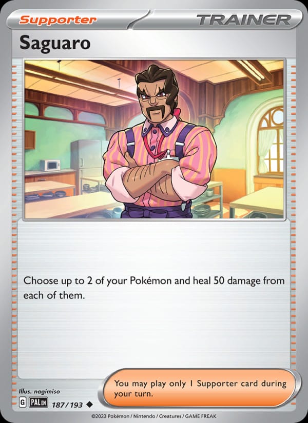 Saguaro 187/193 Paldea Evolved Pokémon card