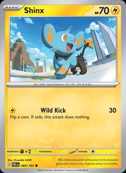 Shinx 069/193 Common – Paldea Evolved Pokémon card