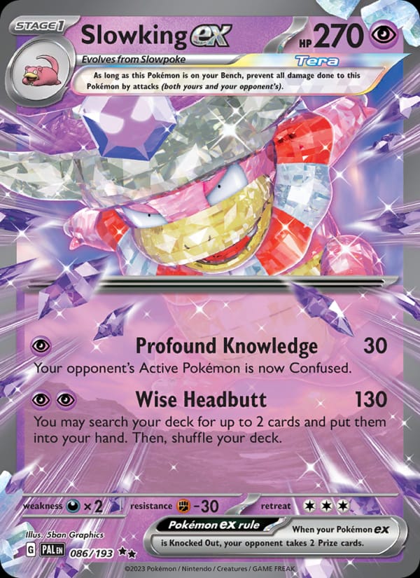 Slowking ex 086/193 Paldea Evolved Pokémon card