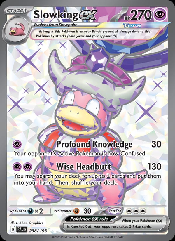 Slowking ex 238/193 Paldea Evolved Pokémon card