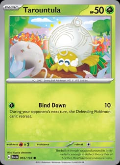 Tarountula 016/193 Common – Paldea Evolved Pokémon card