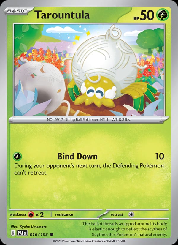 Tarountula 016/193 Paldea Evolved Pokémon card