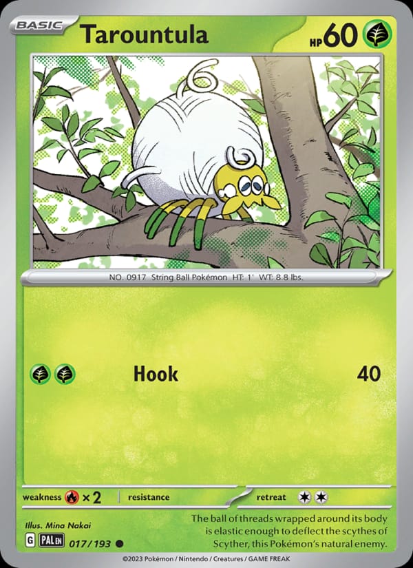 Tarountula 017/193 Paldea Evolved Pokémon card