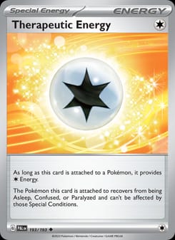 Therapeutic Energy 193/193 Uncommon – Paldea Evolved Pokémon card