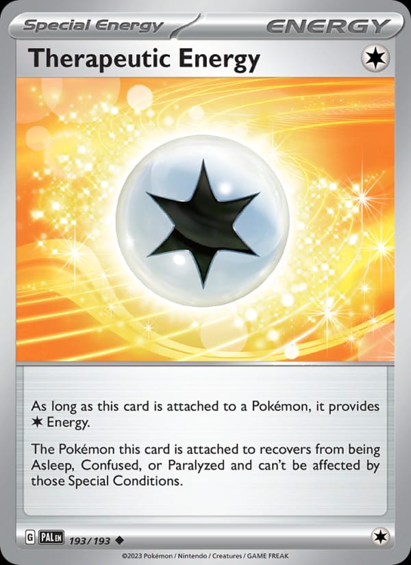 Therapeutic Energy 193/193 Paldea Evolved Pokémon card