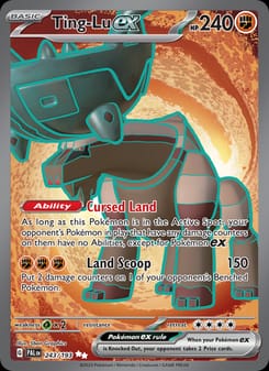 Ting-Lu ex 243/193 Ultra Rare – Paldea Evolved Pokémon card