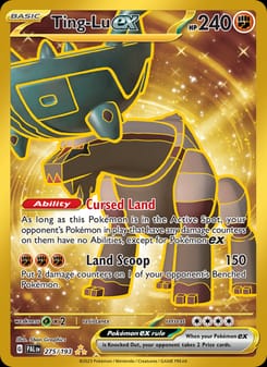 Ting-Lu ex 275/193 Hyper Rare – Paldea Evolved Pokémon card