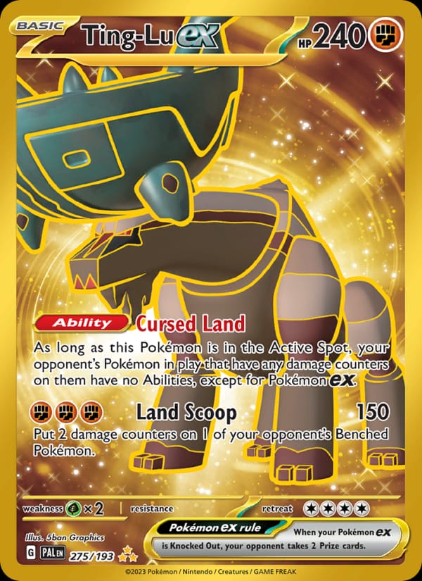 Ting-Lu ex 275/193 Paldea Evolved Pokémon card