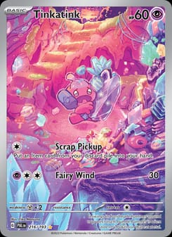 Tinkatink 216/193 Illustration Rare – Paldea Evolved Pokémon card