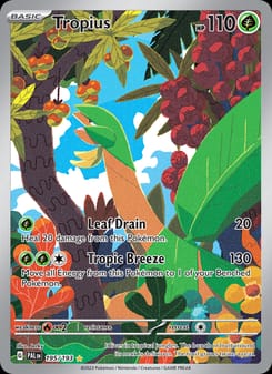 Tropius 195/193 Illustration Rare – Paldea Evolved Pokémon card